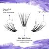 Lash Clusters Individual Lashes 300PCS C/D Curl Eyelash Extensions 0.07mm Thickness Soft Volume Lashes Extension 8-16mm Mixed Length Beginner Use Lashes(300PCS-30D-0.07CC,8-16mm Mixed Tray) view 3