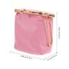 Beavorty Square Lipstick Box Mini Makeup Bag Mini Purse Lipstick Storage Holder Outdoor Decor Case Travel Lip Gloss Clip Ladies Case Girl Sheepskin Storage Box Pocket view 2