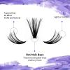 Individual Lashes DIY Eyelash Extension 300PCS Lash Clusters Extensions C/D Curl Comfortable Super Soft Lash Clusters Reusable Wispy Eyelashes Extensions Clusters(300PCS-40D-0.07CC,8-16mm Mixed Tray) view 4