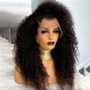 Youllyuu 30 Inch 180% Deep Kinky Curly Long Black Lace Front Wig 13X6 Women Lace Frontal Human Hair Wig 13x4 Frontal Wig 14in#Natural 130% view 2