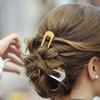 WILLBOND 6 Pcs French Hair Pins for Women French Twist Hairpins 4 Inch Metal Hair Forks U Shaped Long Chignon 2 Prong Sticks Hairpin for Lady Hairstyle Accessories(Gold, Silver, Rose Gold) view 3