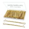 YINGFENG 220pcs Large Gold Bobby Pins for Women, 2.76 Inch Jumbo Hair Pins, Long Hair Clips Bulk with Box, Reusable Non Slip Hairpins Kit, Big Hair clips Great for Thick Hair view 1
