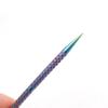 2 Pcs Holographic Stainless Steel Sticks Double Sided Nail Art and Cuticle Pusher Remover Manicure Pedicure Tool view 3