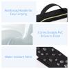 PACKISM TSA Approved Toiletry Bag 3 Medium, Clear Makeup Bags with Handle Large Opening, Toiletry Bags Fit Carry-on Travel Essentials, Quart-sized Travel Bags for Toiletries, Black view 4
