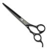 XUANFENG Black Ruby Hair Scissors 7-inch Barber Professional Cutting Scissors and thinning Scissors 9CR18 Steel Scissors, Suitable for Barbers and Families (thinning 20-25% Set) view 4