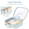 PACKISM TSA Approved Toiletry Bag 3 Medium, Clear Makeup Bags with Handle Large Opening, Clear Toiletry Bags Fit Carry-on Travel Essentials, Quart-sized Travel Bags for Toiletries, Multicolor view 2