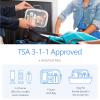 PACKISM TSA Approved Toiletry Bag 3 Medium, Clear Makeup Bags with Handle Large Opening, Clear Toiletry Bags Fit Carry-on Travel Essentials, Quart-sized Travel Bags for Toiletries, Multicolor view 3