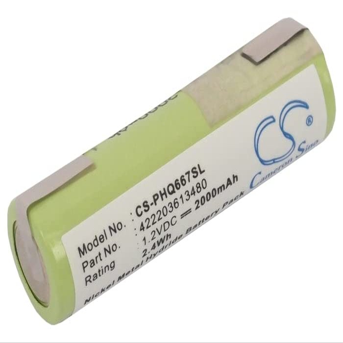 VI VINTRONS Battery for Philips Norelco HQ6849, HQ6675, HQ6676, HQ6695, HQ7310, HQ7320, HQ7330, 138-10584,