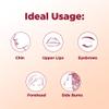 Floren Dermaplaning Tool with Precision Cover, 12ct | Dermaplane Tool, Face Razor for Women, Eyebrow Shaper, Dermaplaning Tool, Womens Face Razor, Peach Fuzz Remover view 2