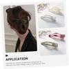 LALAFINA Claw Clips 8pcs Girls Women Fashionable Styling Jaw Clips Teen Clip Thick Accessories for Claws Acrylic Hair Claw Hair Clips view 2