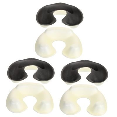 LALAFINA 3pcs Salon Hairdressing Neck Tray Hair Color Perm Container Lightweight Shoulder Support for Hair Styling for Salon Home Use Prevents Liquid Dripping