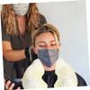 LALAFINA 3pcs Salon Hairdressing Neck Tray Hair Color Perm Container Lightweight Shoulder Support for Hair Styling for Salon Home Use Prevents Liquid Dripping view 3