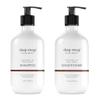 Deep Steep High Shine Coconut Oil Shampoo & Conditioner, 17 oz  Moisturizing Shampoo with Aloe Vera, Argan Oil, Rice Protein - Sulfate-Free, Vegan, Clean Beauty Hair Care, Soft & Glossy Hair view 1