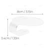 AUEAR, 3 Pack Makeup Mixing Palette Acrylic Handheld Tray Foundation Eye Shadow Hand Cosmetic Dish Blending view 3