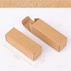 AUEAR, 50 Pack Kraft Paper Lipstick Boxes Empty Lip Gross Box 3.35"x1.1"x1.1" Rectangle Balm Perfume Essence Oil Packaging Cases for DIY Gloss Gift Packing view 3