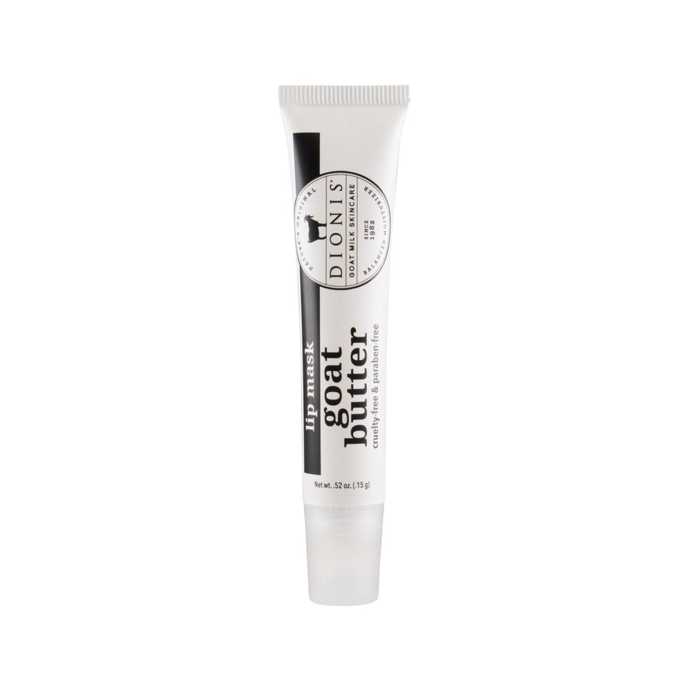 Dionis Goat Butter Overnight Leave On Lip Mask - Raspberry, Goat Milk, Jojoba & Moringa Oils Moisturize & Repair Cracked, Chapped & Dry Lips - Chocolate Shortbread Scented Formula Stays On All Night