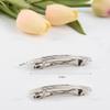 AUEAR, 100 Pack 3.15 Inch French Barrette Hair Clips Metal Blank for Women Girls view 2