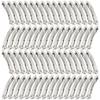 AUEAR, 50 Pack 3.94 Inch Rectangle Metal French Barrette Hair Clips DIY Craft for Bows Snap Ponytail Holder for Women Girl view 1
