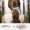 AUEAR, 50 Pack 3.94 Inch Rectangle Metal French Barrette Hair Clips DIY Craft for Bows Snap Ponytail Holder for Women Girl view 3