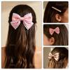 AUEAR, 50 Pack 3.94 Inch Rectangle Metal French Barrette Hair Clips DIY Craft for Bows Snap Ponytail Holder for Women Girl view 4