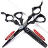 6/7 inch Hair Cutting Scissors Professional Home Haircutting Barber Salon Shears Kit with Case for Men/Women (6-inch 3pc) view 3