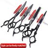 6/7 inch Hair Cutting Scissors Professional Home Haircutting Barber Salon Shears Kit with Case for Men/Women (6-inch 4pc) view 2