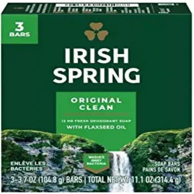 Bar Soap for Men, Original Clean Mens Bar Soap, Smell Fresh and Clean for 12 Hours, Men Soap Bars for Washing Hands and Body, Mild for Skin, Recyclable Carton, (5)