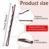 YINGFENG 220pcs 2.76 Inch Large Brown Bobby Pins for Women, Jumbo Long Pins with Box, Reusable Non Slip Big Pins Great For Thick Hair view 2