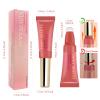 LSxia Liquid Blush Makeup Wand, Cream Blush Stick with Cushion Applicator For Cheeks Tint, Natural-looking, Glow Dewy Finish, Weightless Blendable Liquid Rubor | #103 EBULLIENT-Cool Pink view 2