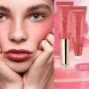 LSxia Liquid Blush Makeup Wand, Cream Blush Stick with Cushion Applicator For Cheeks Tint, Natural-looking, Glow Dewy Finish, Weightless Blendable Liquid Rubor | #103 EBULLIENT-Cool Pink view 4