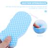 SOLUSTRE 2pcs Bath PVA Sponges for Gentle Cleaning Lightweight Shower Scrubber Soft and Exfoliating Body Wash Sponge for Newborns and Boy Girl view 3