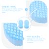 SOLUSTRE 2pcs Bath PVA Sponges for Gentle Cleaning Lightweight Shower Scrubber Soft and Exfoliating Body Wash Sponge for Newborns and Boy Girl view 4