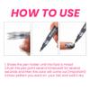 LALAFINA 8pcs Nail Art Pens Easy Use Dotting Liner for Nail Design for Gel Polish Art for Home Salon Use view 4