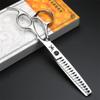 XUANFENG 6 inch Professional Barber Scissors JP440C Steel Hair Cutting Scissors and thinning Scissors, a Variety of thinning Scissors (thinning 35-40%) view 3