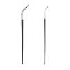 ANGUOEY Angled Fan-Shaped Eyelash Brush, Bent Eyeliner Brush, Mascara Fan Brush for Lashes,Eyelash Separator Bent Applicators,Professional Makeup Tool for Women view 1