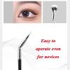 ANGUOEY Angled Fan-Shaped Eyelash Brush, Bent Eyeliner Brush, Mascara Fan Brush for Lashes,Eyelash Separator Bent Applicators,Professional Makeup Tool for Women view 3