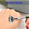 ANGUOEY Angled Fan-Shaped Eyelash Brush, Bent Eyeliner Brush, Mascara Fan Brush for Lashes,Eyelash Separator Bent Applicators,Professional Makeup Tool for Women view 4