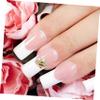 Mikinona 20pcs Alloy Bee Shape Nail Charms Manicure Decor for Nail Art Cute Rhinestone Accessories for Creative and Craft Projects view 2