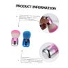 minkissy 4pcs Mushroom Shape Cosmetic Powder Brush for Loose Powder Blush Application Professional Makeup Tool Dense Bristles for Even Coverage for Home Travel Use view 2