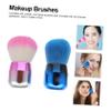 minkissy 4pcs Mushroom Shape Cosmetic Powder Brush for Loose Powder Blush Application Professional Makeup Tool Dense Bristles for Even Coverage for Home Travel Use view 3
