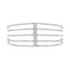 Ettika Hair Accessories. Gold Tone Plated Headband for Women. Delicate Crystal Dotted Golden Headband. Jewelry. view 1