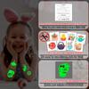 Partywind 204 Styles Glow Easter Kids Temporary Tattoos for Easter Basket Stuffers, Individually Wrapped Sheets Easter Tattoo Stickers for Boys Girls Party Favors, Easter Egg Hunt Games Essentials view 2