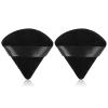 Pufandor 2Pcs Triangle Powder Puffs Makeup puff Cosmetic Powder Puff Face Triangle Ultra Soft Makeup Puffs, Washable Reusable Puffs for Foundation Face Body Loose Powder Wet Dry Make-up Tool(Black) view 1