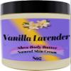 Black Lavish Essentials Ultra-Soft Shea Body Butter, Dry Skin Cream for Radiant Moisturized Skin, Natural Hydrating Body Lotion with Aloe Vera, Argan Oil, Rosehip Oil, (Vanilla Lavender, 8oz) view 1