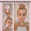 Emuya Ice Globes for Facials  Facial Tools for Face & Eye Puffiness Relief, Cool Skincare Cryo Tools - Pink Drink Glitter view 4