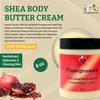 Black Lavish Essentials Ultra-Soft Shea Body Butter, Dry Skin Cream for Radiant Moisturized Skin, Natural Hydrating Body Lotion with Aloe Vera, Argan Oil, Rosehip Oil, (Pomegranate, 8oz) view 2