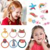 ONECOCOA Hair Accessories Set for Girls: Jewelry Box, Hair Clips, Barrettes, Ties, Bows - Teen Girl Gift for Ages 4-12 (Pink) view 3