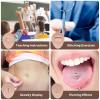 7Pcs Soft Silicone Flexible Model Body Part Displays Set, Body Piercing Practice Model Simulation Ear Eye Nose Mouth Tongue and Belly Button Model for Novice Piercer (Medium Fleshcolor) view 4