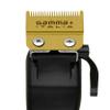 GAMMA+ Replacement Fixed Gold Titanium Fade Hair Clipper Blade with Moving Gold Titanium Slim Tooth Cutter Set view 4