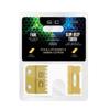 Stylecraft Replacement Fixed Gold Titanium Fade Hair Clipper Blade with Moving Gold Titanium Slim Deep Tooth Cutter Set view 2